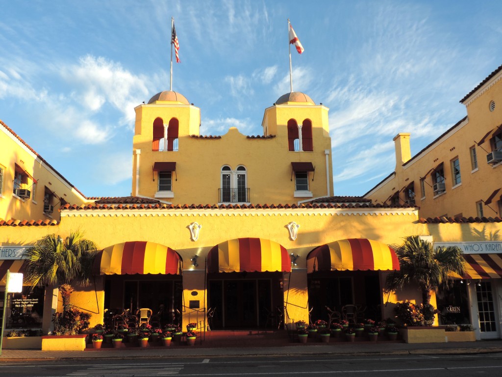 Built in 1926, The Colony Hotel is still one of the most important historic landmarks in Delray Beach and served as the model for redevelopment for this most charming seaside city © 2015 Karen Rubin/news-photos-features.com