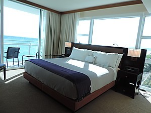 Canyon Ranch Miami Beach's all-suite hotel offers gorgeous ocean views © 2015 Karen Rubin/news-photos-features.com.