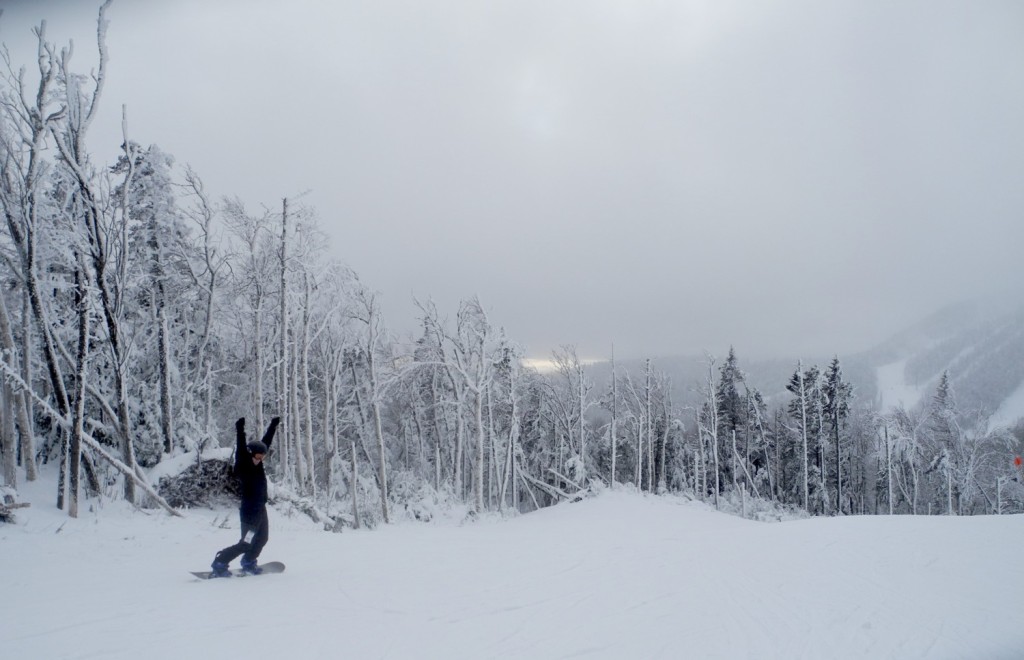 Gore Mountain offers tremendous variety of terrain, including long cruisers © 2015 Karen Rubin/news-photos-features.com 