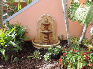 Tranquil setting at Crane's BeachHouse, Delray Beach © 2015 Karen Rubin/news-photos-features.com