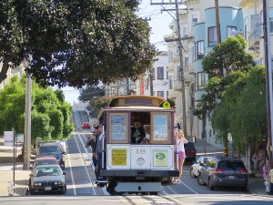 More than a sightseeing attraction for tourists, San Francisco's cable cars are intrinsic to what makes the city go © 2015 Karen Rubin/news-photos-features.com