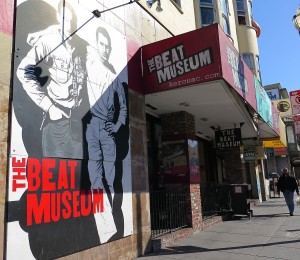 The Beat Museum, in North Beach section of San Francisco, where Alan Ginsburg used to live © 2015 Karen Rubin/news-photos-features.com 