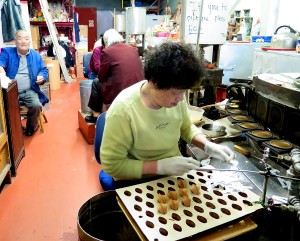 The last traditional fortune cookie factory, in San Francisco's Chinatown where the fortune cookie originated © 2015 Karen Rubin/news-photos-features.com