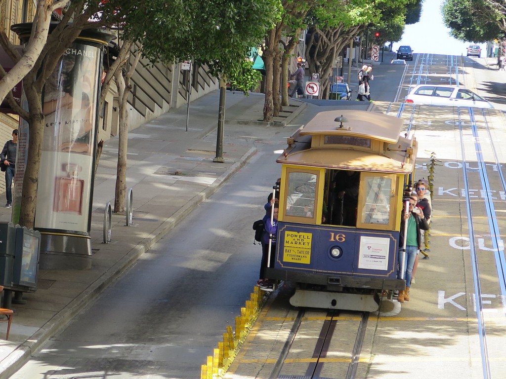 More than a sightseeing attraction for tourists, San Francisco's cable cars are intrinsic to what makes the city go © 2015 Karen Rubin/news-photos-features.com 