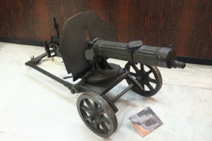 American Gatling gun used during WW1. (Photo by Tim Campbell)