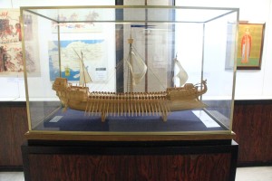 Naval Ship from the time of Alexander the Great. (Photo by Tim Campbell)
