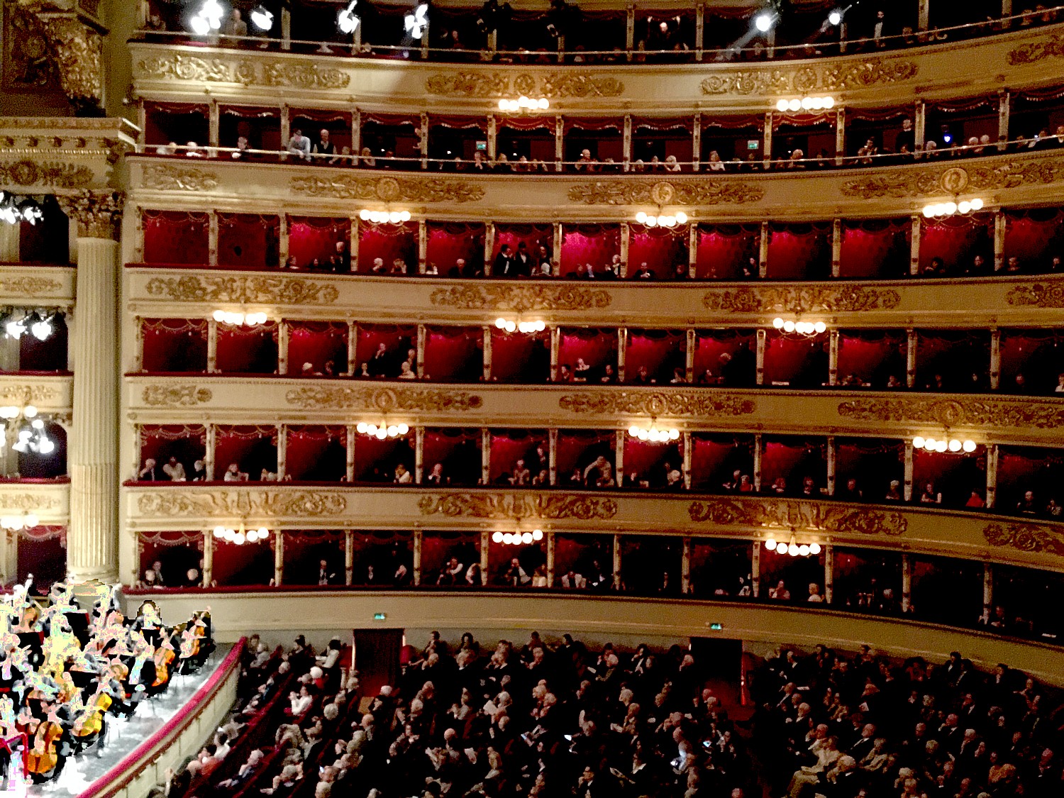 Seeing a performance at the famed La Scala theater in Milan, Italy, is a grand experience that transports you back to the Belle Epoque. Designed by Giuseppe Piermarini, the theater opened in 1778 (photo by Leiberman-Nemett)
