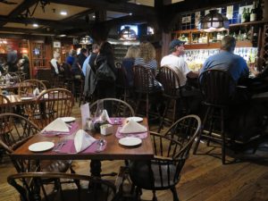 The Tavern at the Dan’l Webster Inn is an authentic replica of the two-centuries-old tap room where Daniel Webster made regular visits. It also served as the meeting place for local Patriots during the Revolution © 2016 Karen Rubin/news-photos-features.com