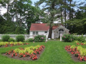 Sunny Pines, one of 77 unique cottages at Basin Harbor Club, a luxury resort on Lake Champlain, Vt. that has been welcoming vacationers for 130 years © 2016 Karen Rubin/news-photos-features.com