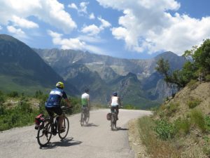 Biking through Albania presents dramatic scenery © 2016 Karen Rubin/news-photos-features.com