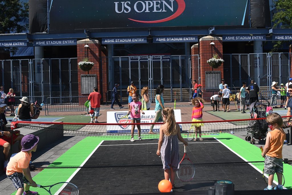 Getting into the swing: Children’s Day events at the US Open © 2016 Karen Rubin/news-photos-features.com