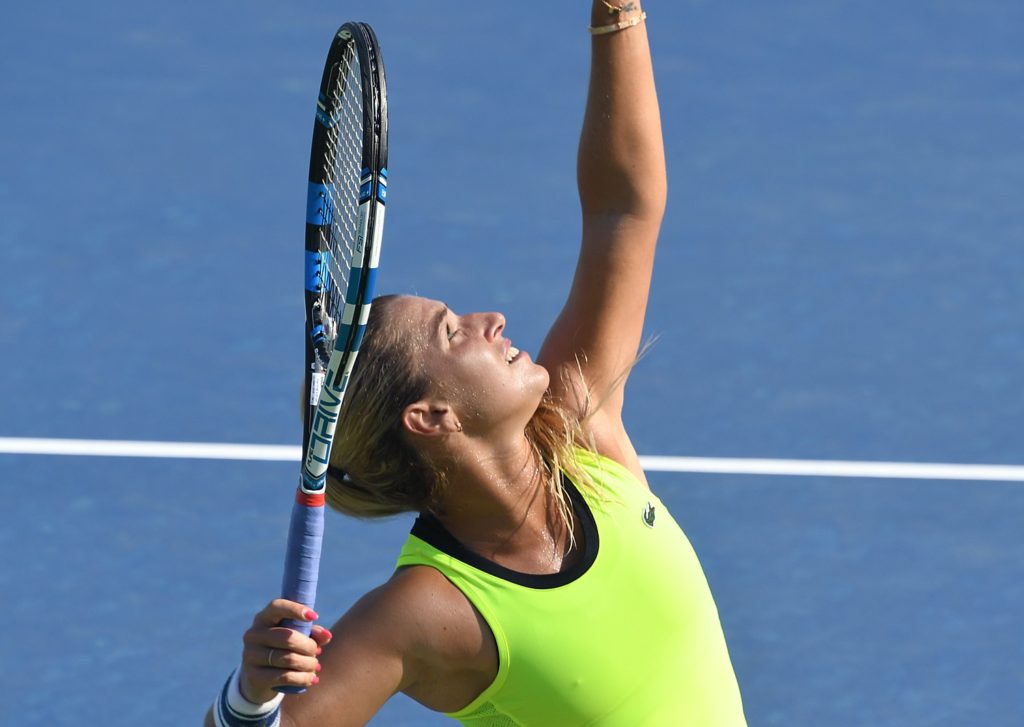 Katerina Siniakova at the US Open © 2016 Karen Rubin/news-photos-features.com