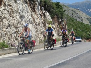 Biking from Saranda to Himare © 2016 Karen Rubin/goingplacesfarandnear.com