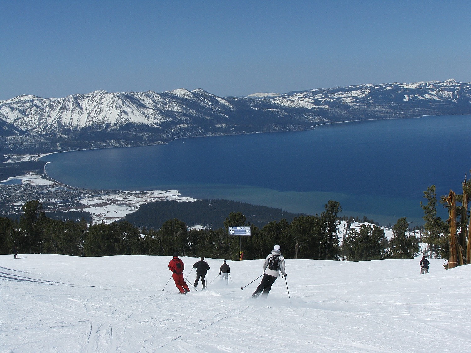 Heavenly Mountain at Lake Tahoe is part of Vail Resorts’ Epic Pass which also gives access to resorts in Australia, France, Italy, Austria and Switzerland © 2016 Karen Rubin/goingplacesfarandnear.com
