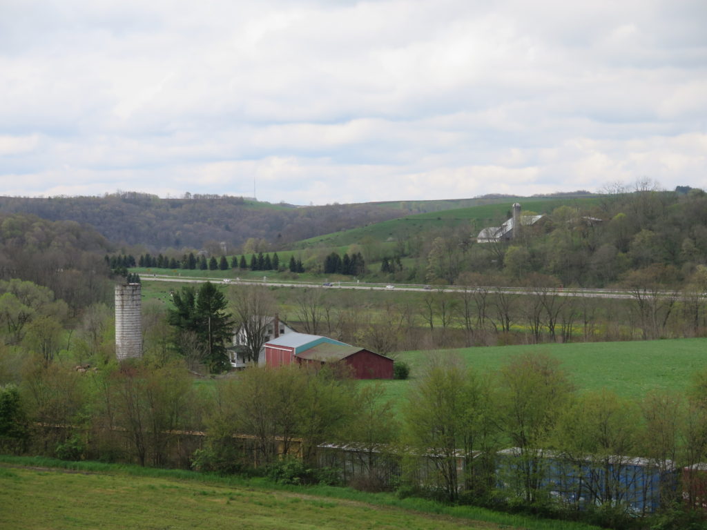 Countryside just passed the Salisbury Viaduct on the Great Allegheny Passage outside Meyersdale © 2016 Karen Rubin/goingplacesfarandnear.com
