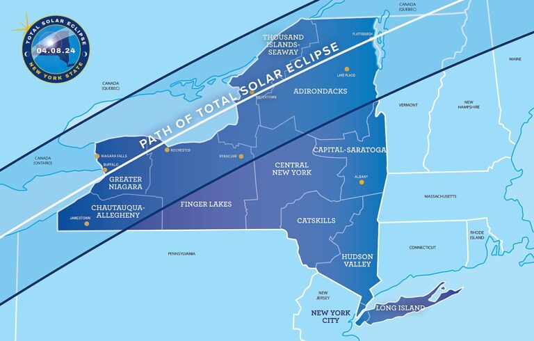 NYS Will Be in Path of Totality: Best Places to View Solar Eclipse on ...